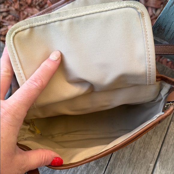 Coach Hadley w/ Brown Pebbled & Smooth Leather Crossbody Bag~ pls read! - Picture 12 of 16